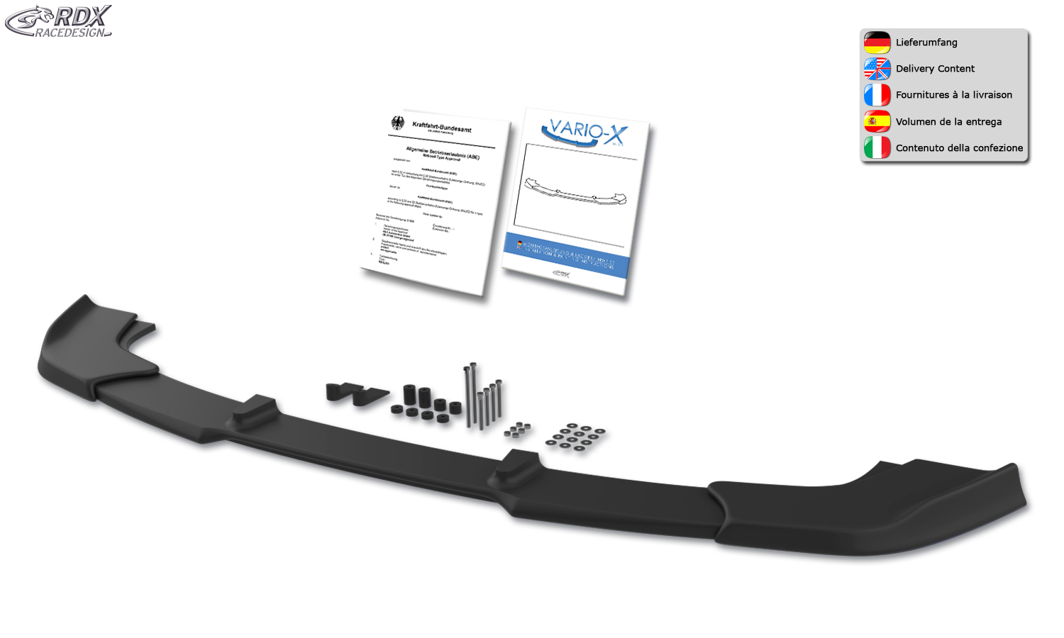 RDX VARIO-X esispoiler – Volkswagen Golf 4 R32 1998–2005