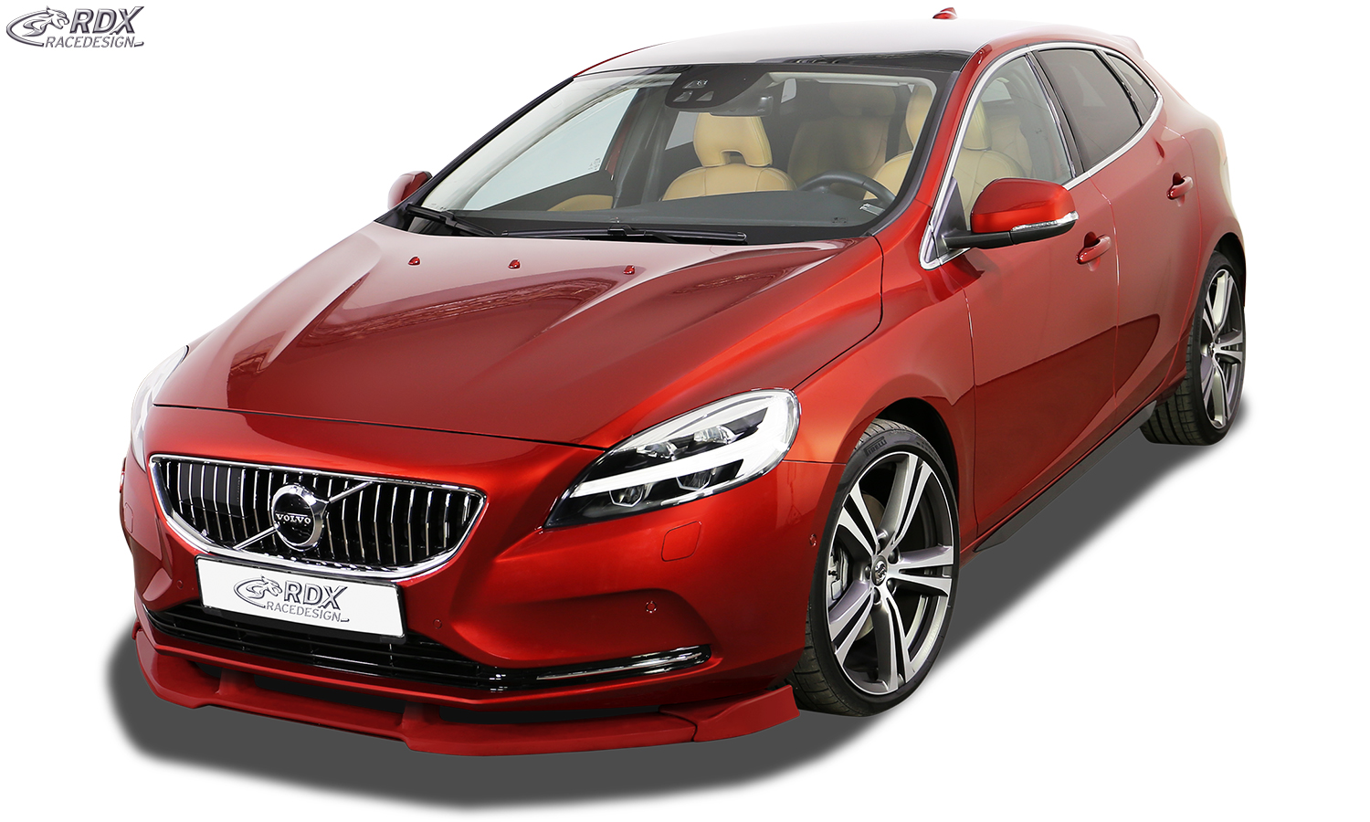Передний сплиттер RDX VARIO-X – Volvo V40 2012–