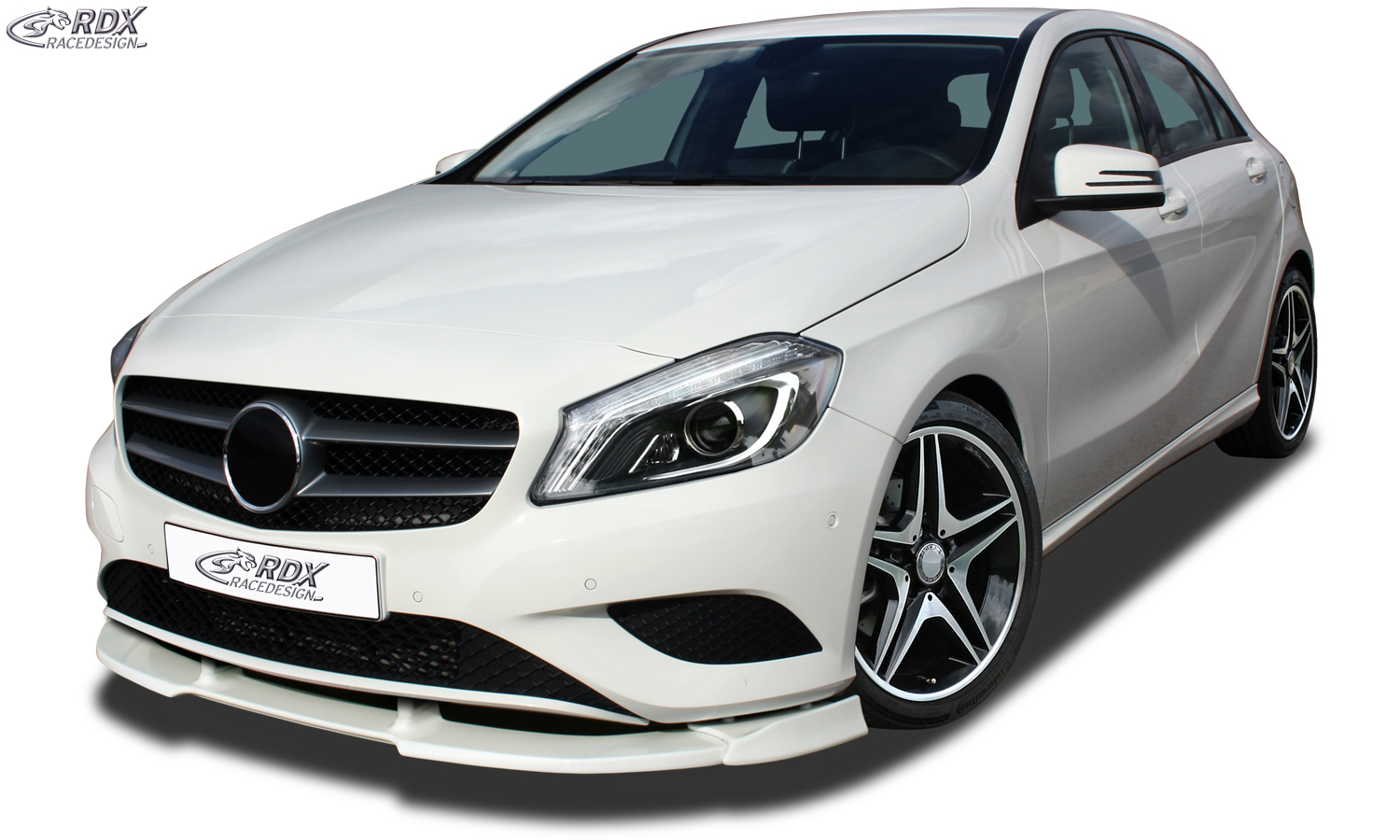 RDX VARIO-X front splitter – Mercedes-Benz A-Class W176 (2012–2015)