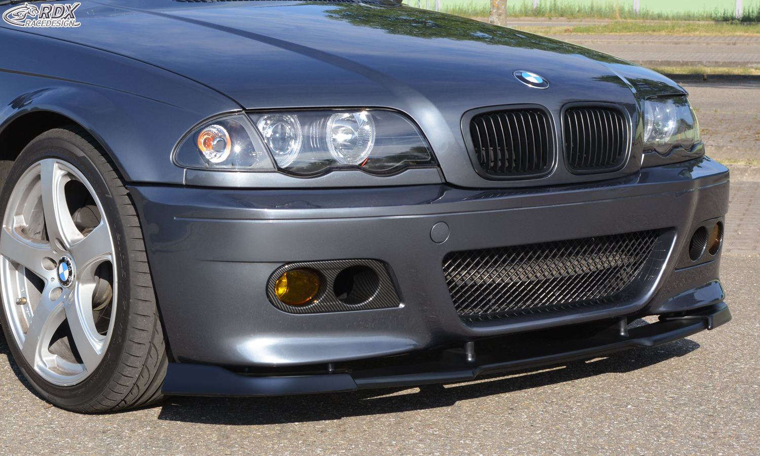 RDX VARIO-X front splitter – BMW 3 Series E46 sedan, Touring, coupé, convertible (only M3-Look front bumper)