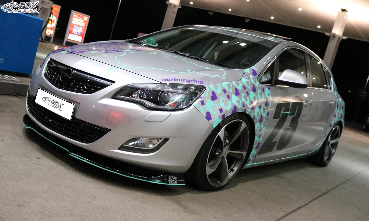 RDX VARIO-X front splitter – Opel Astra J –2012