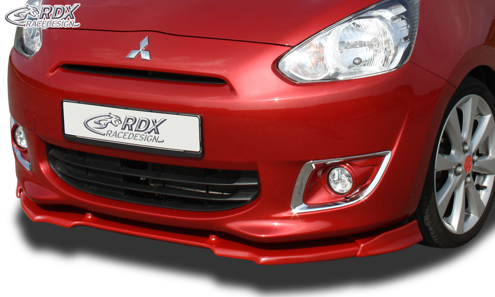 RDX VARIO-X front splitter – Mitsubishi Space Star & Mirage (2013–2016)
