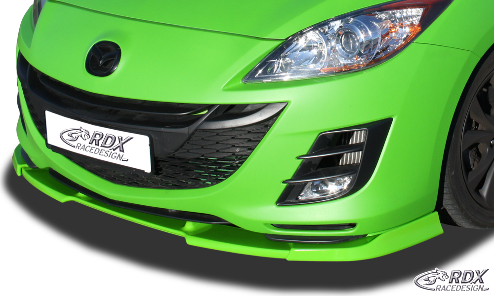 RDX VARIO-X front splitter – Mazda 3 (BL) 2009–2011