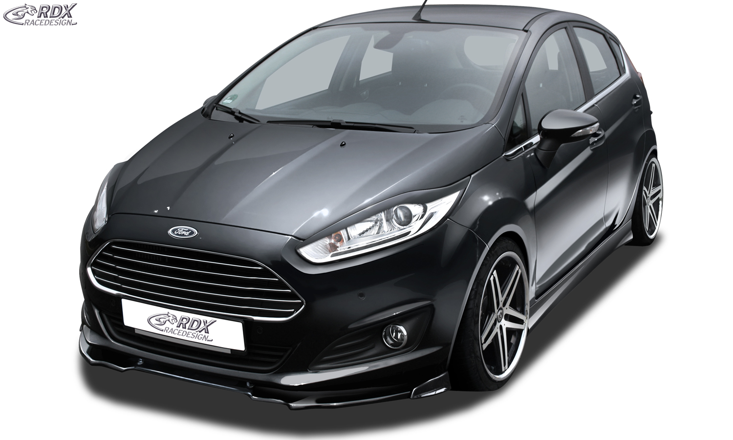 RDX VARIO-X front splitter – Ford Fiesta MK7 JA8 JR8 (2012–2017)