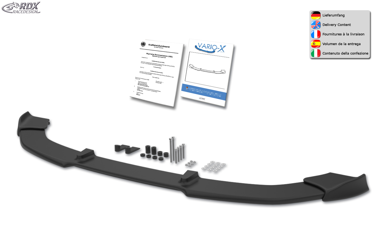 RDX VARIO-X esispoiler – Ford Mustang V (2004–2009)