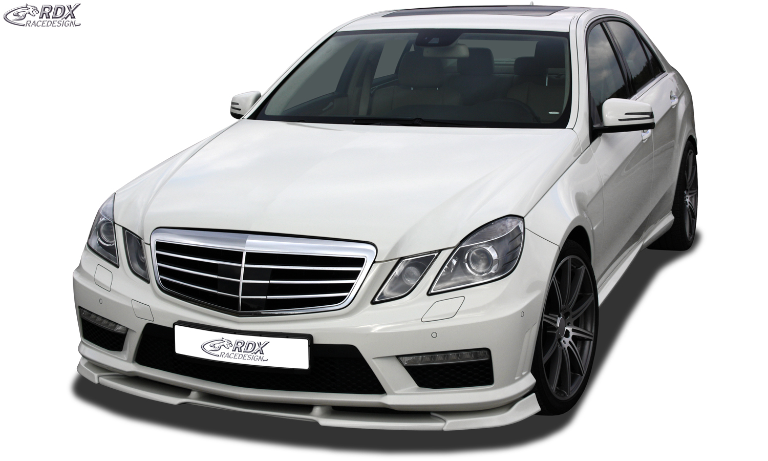 RDX VARIO-X front splitter – Mercedes-Benz E-Klasse W212 AMG 2009–2013