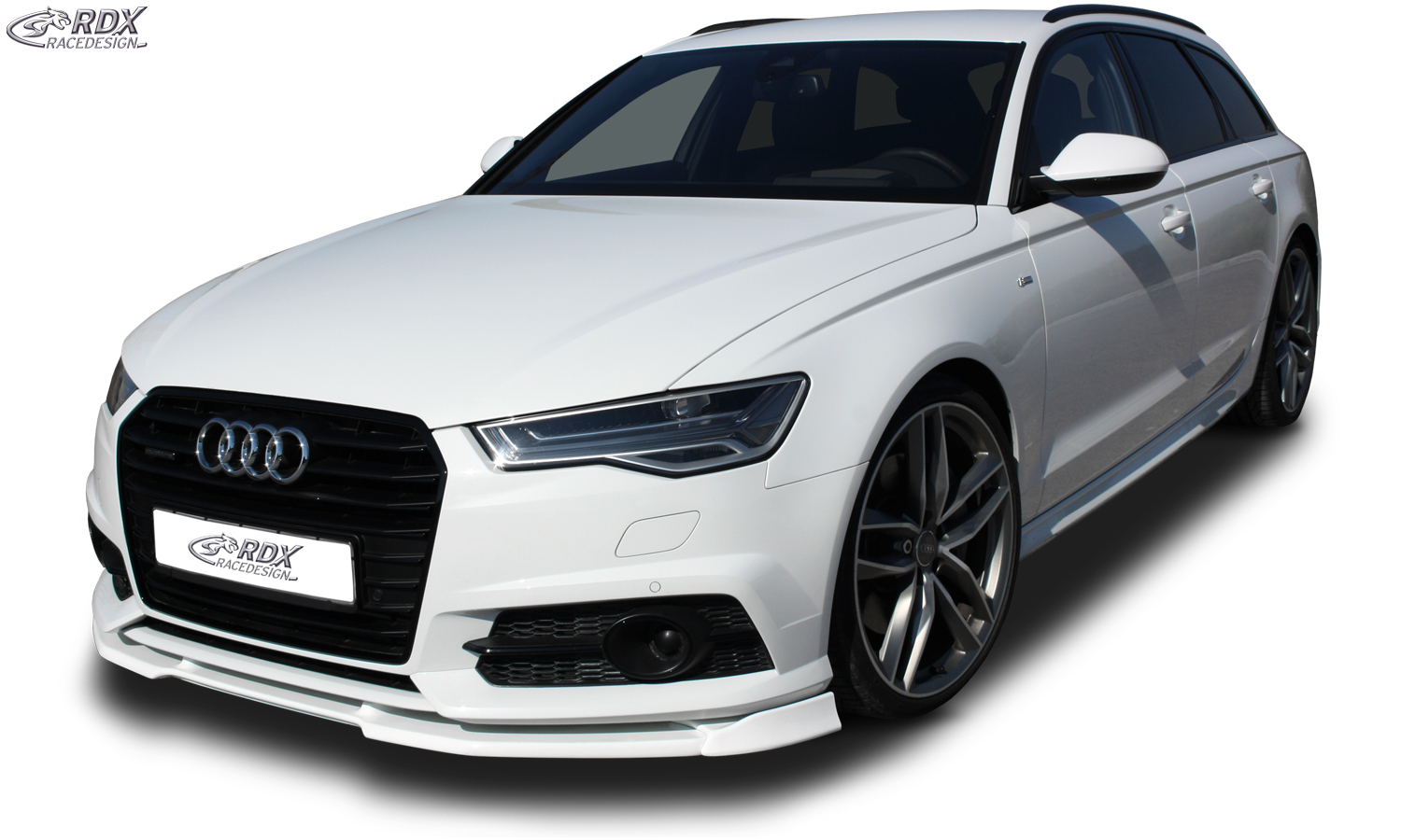 RDX VARIO-X front splitter – Audi A6 C7 (S-Line- and S6-Frontbumper)