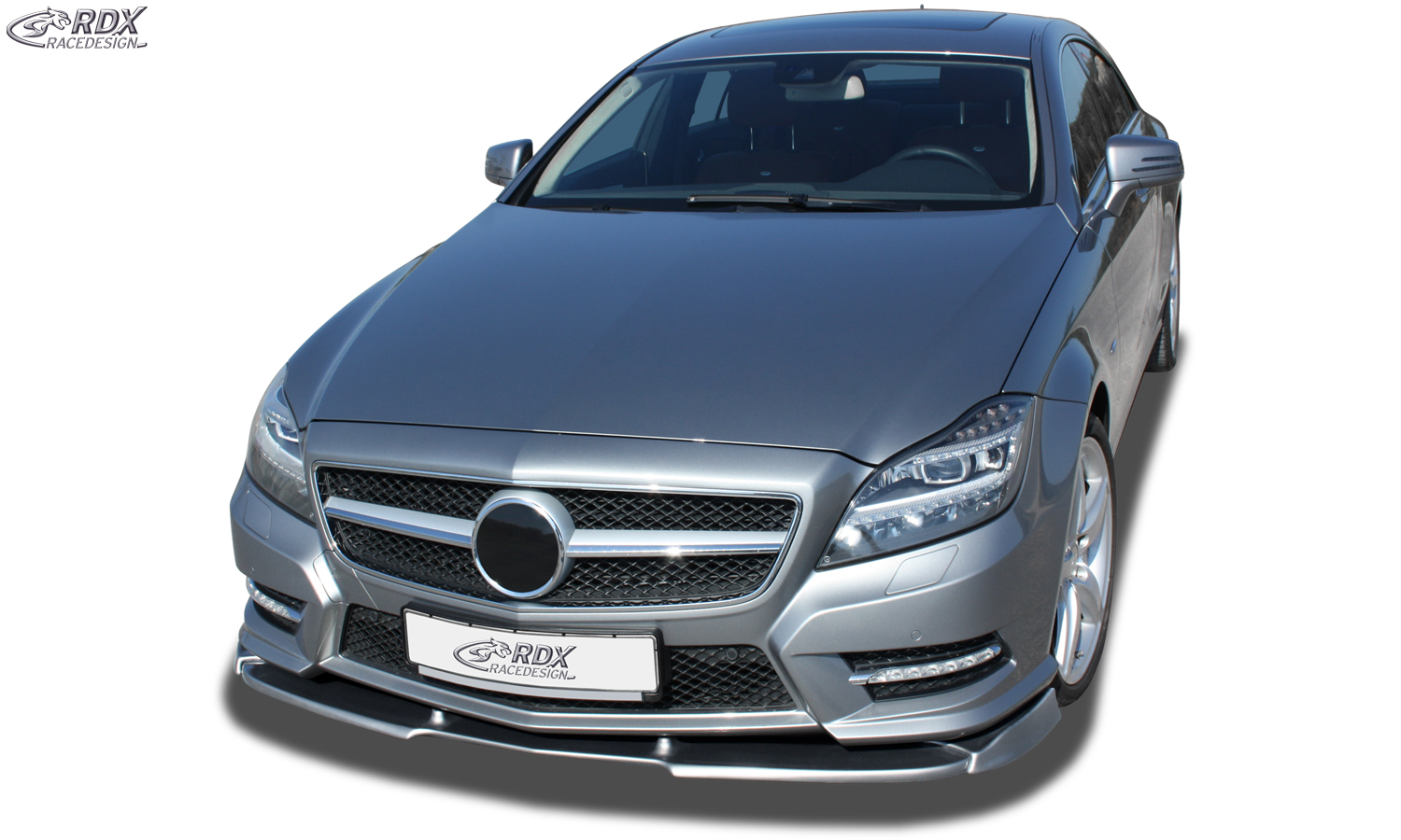RDX VARIO-X front splitter – Mercedes-Benz CLS-class C218 –08/2014 cars with AMG-Styling front bumper)