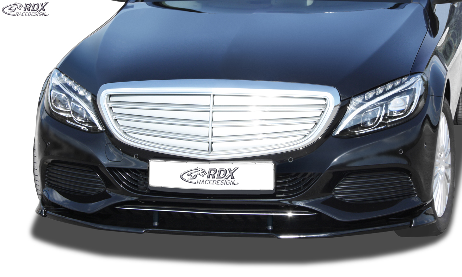 RDX V1 VARIO-X front splitter – Mercedes-Benz C-Class W205, S205, C205 (–2018)