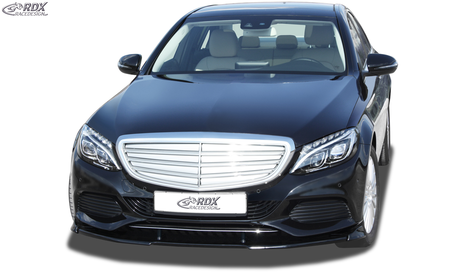 RDX V1 VARIO-X front splitter – Mercedes-Benz C-Class W205, S205, C205 (–2018)