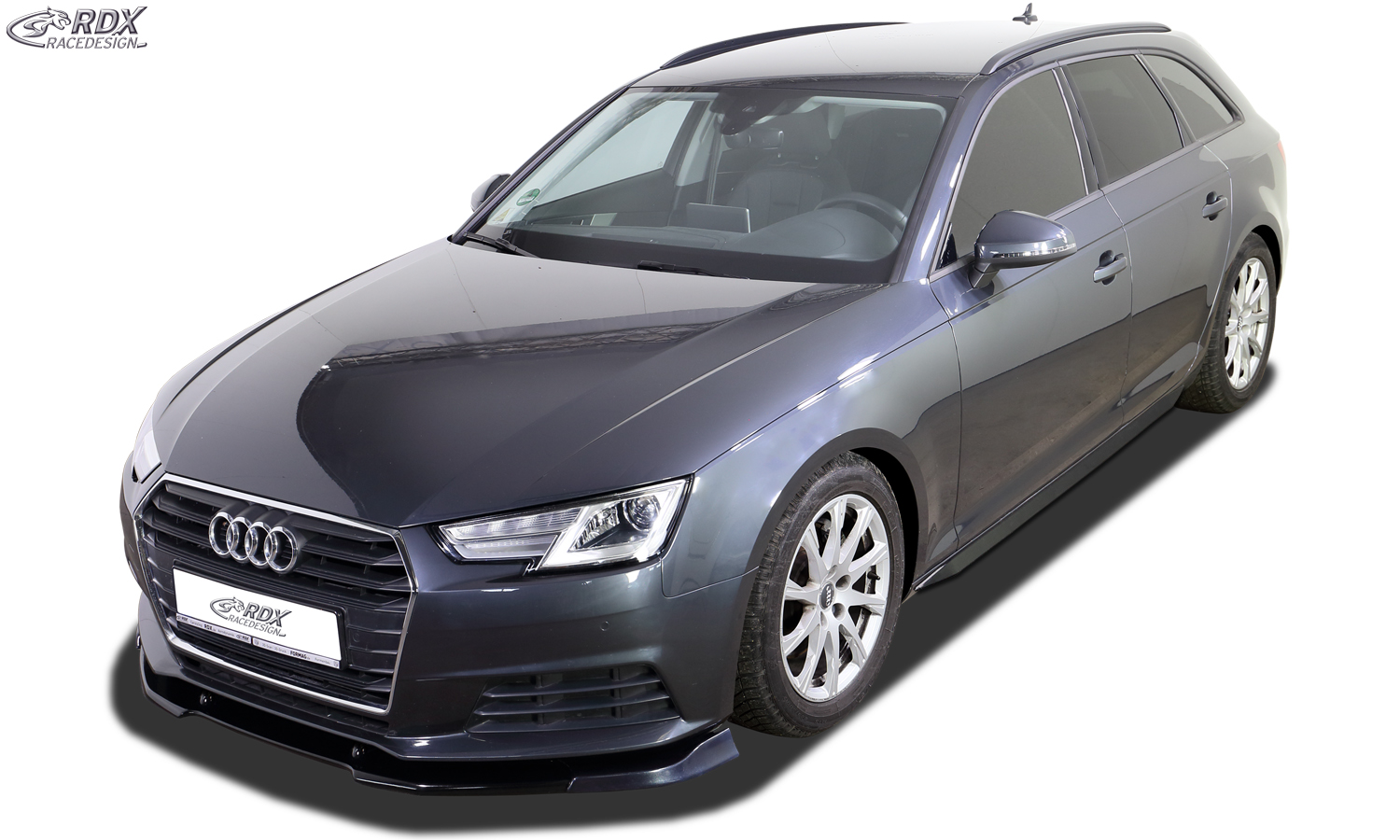 Передний сплиттер RDX VARIO-X – Audi A4 8W B9 (–2019)