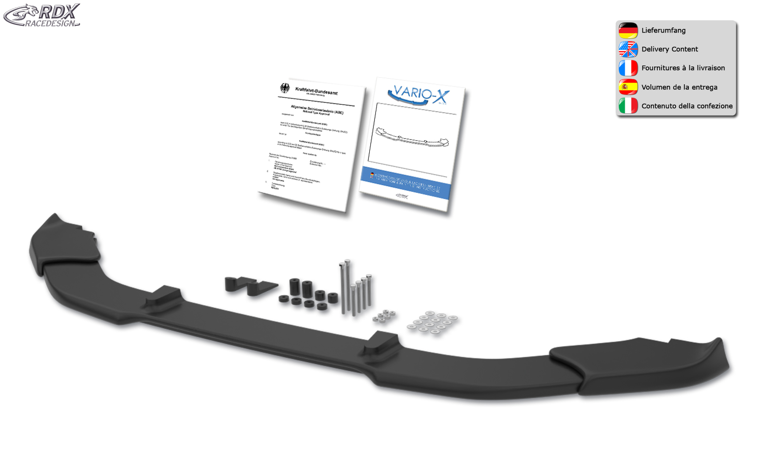 RDX VARIO-X esispoiler – Peugeot 108