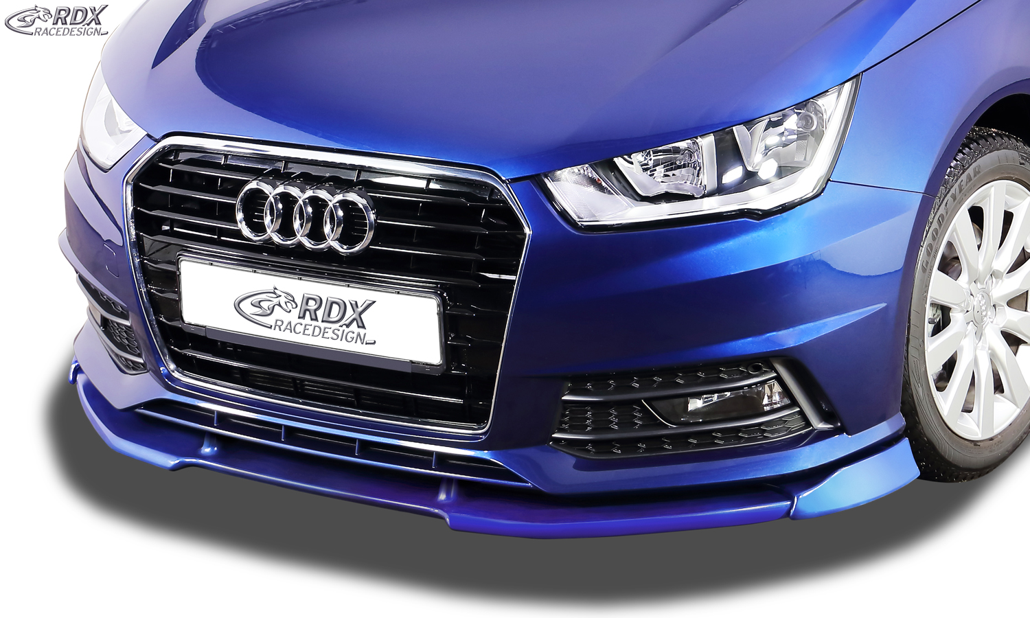 RDX VARIO-X front splitter – Audi A1 8X & A1 8XA Sportback S-Line (01/2015–)