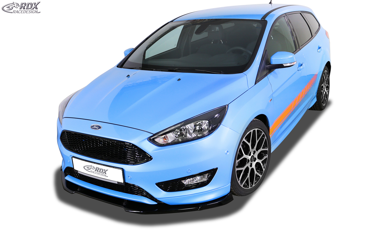 RDX VARIO-X front splitter – Ford Focus 3 ST-Line 2015–