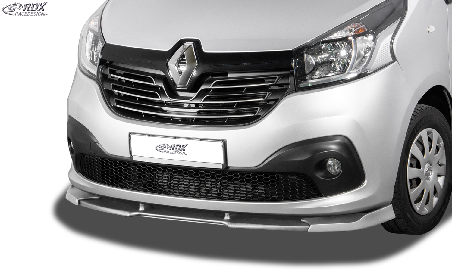 RDX VARIO-X front splitter – Renault Trafic (2014–2021) & Nissan NV300 (2016–2021) & Opel Vivaro B (2014–2019) & Fiat Talento (2016–2021)