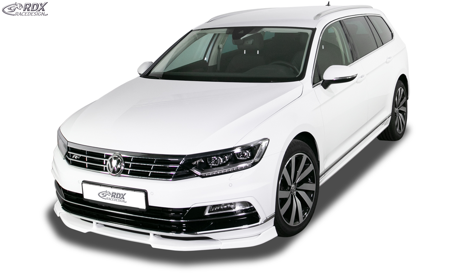 RDX VARIO-X front splitter – Volkswagen Passat 3G B8 R-Line (–2019)