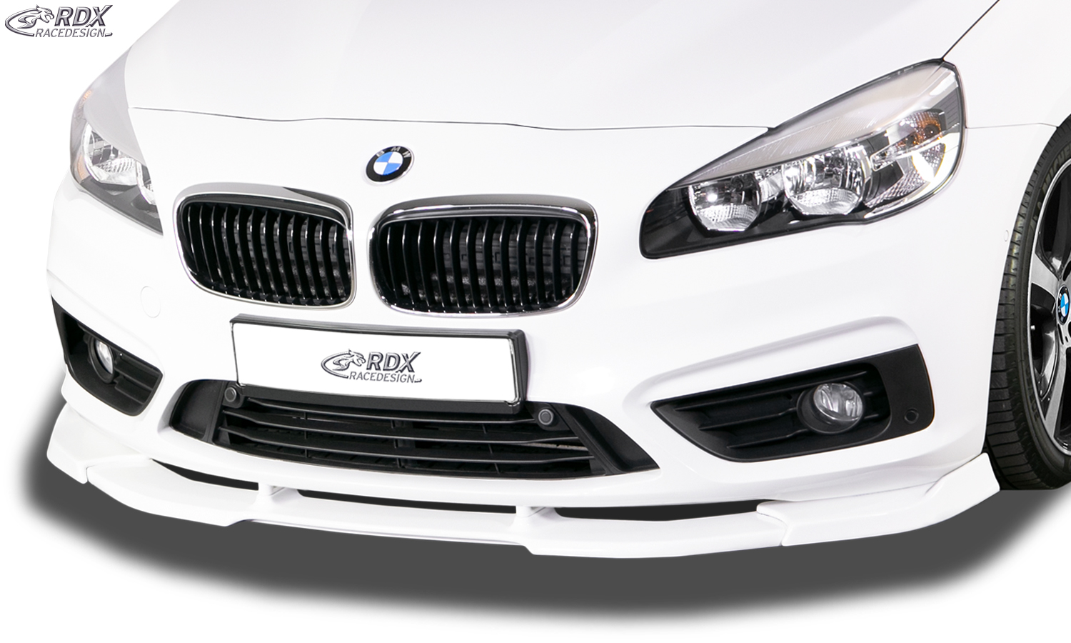 RDX VARIO-X front splitter – BMW 2 Series F45 Active Tourer/F46 Gran Tourer (2015–2018)