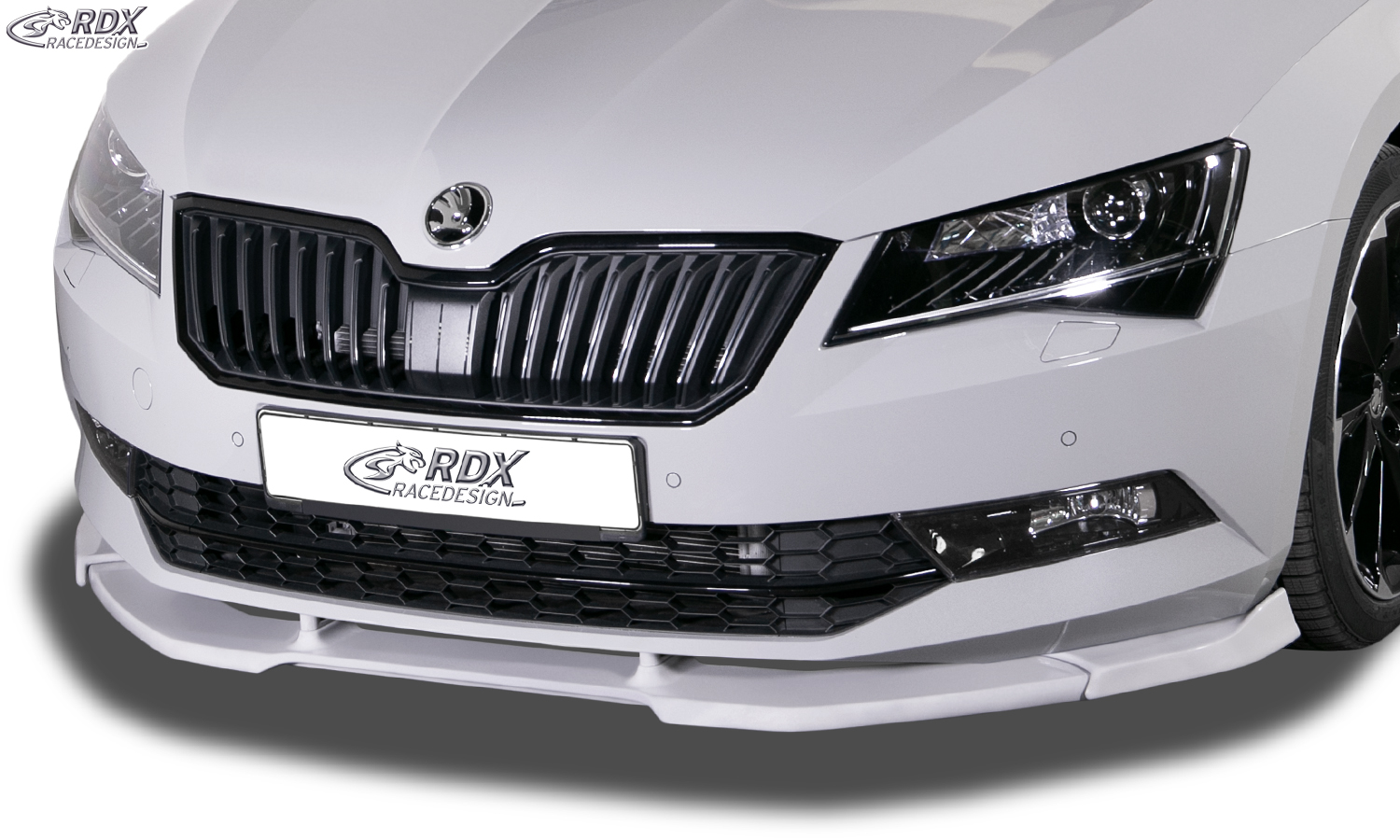 RDX VARIO-X front splitter – Škoda Superb 3 (3V)