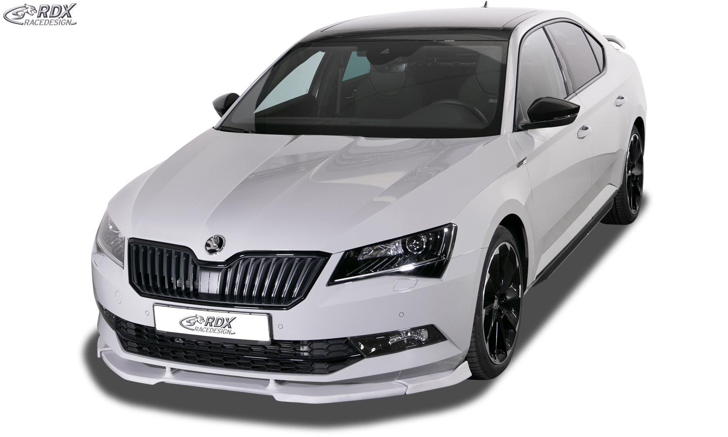 RDX VARIO-X front splitter – Škoda Superb 3 (3V)