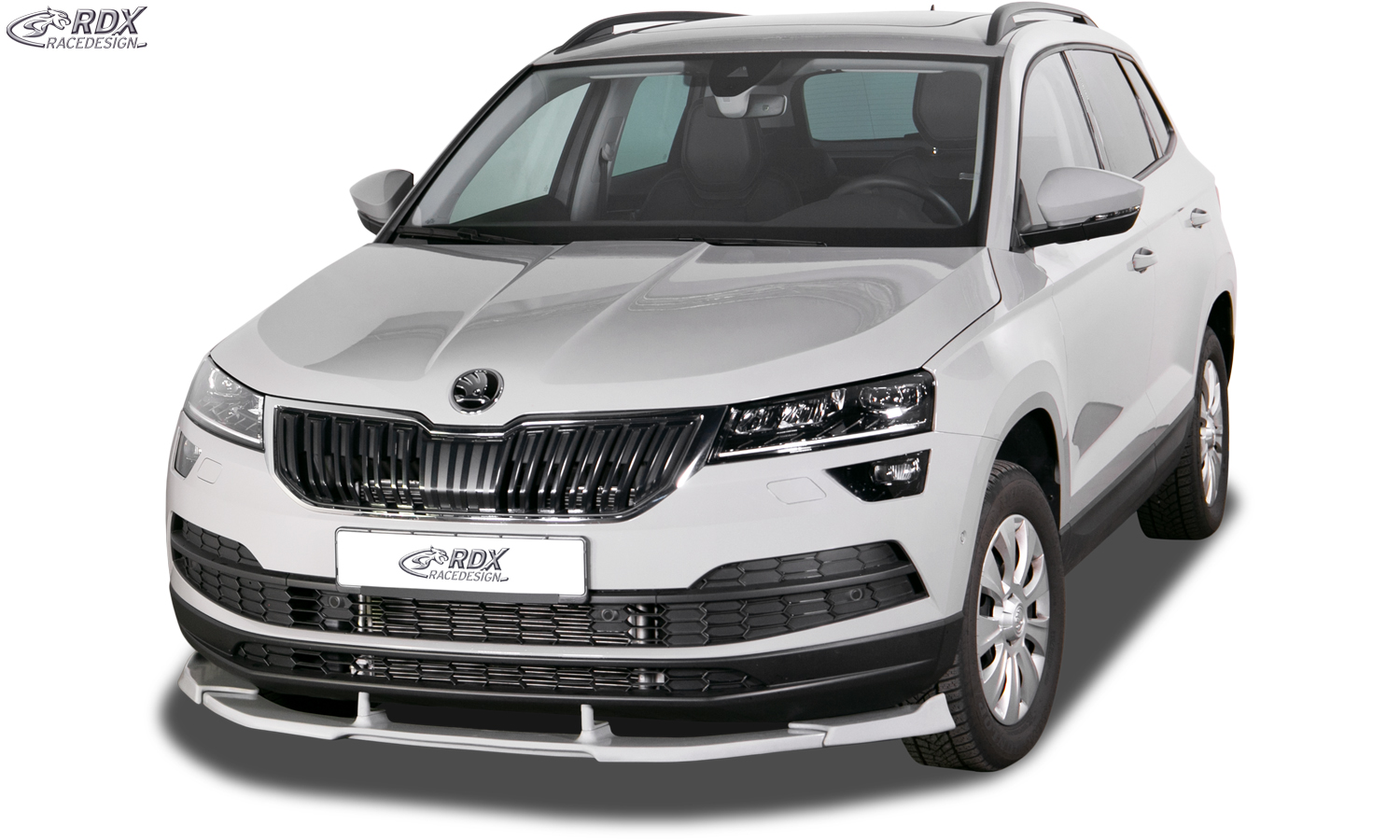 RDX VARIO-X front splitter – Škoda Karoq (NU) 2017–