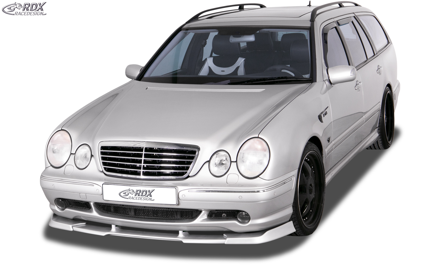 RDX VARIO-X front splitter – Mercedes-Benz E-class W210 AMG 1999–2002
