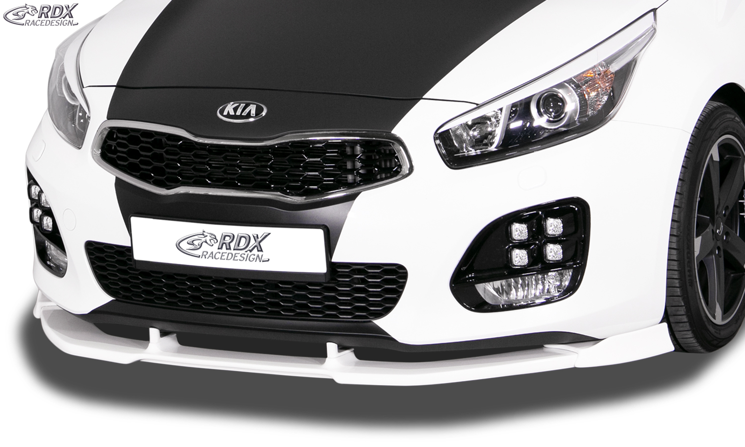 Передний сплиттер RDX VARIO-X – Kia Ceed, Ceed SW, Pro Ceed GT и GT-Line тип JD (2015–)