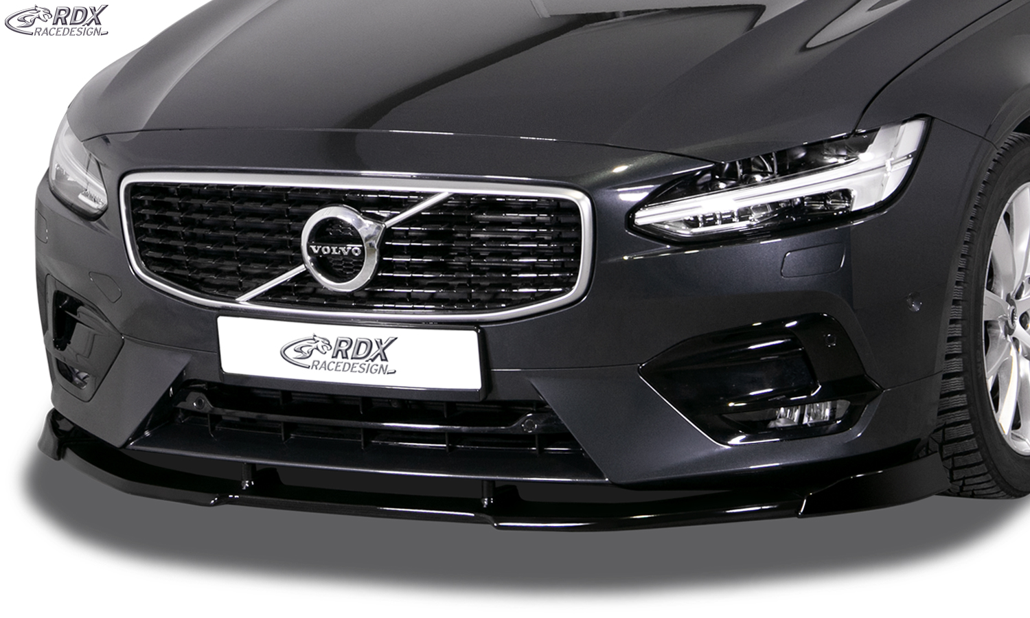 RDX VARIO-X front splitter – Volvo V90/S90 R-Design (2016–)