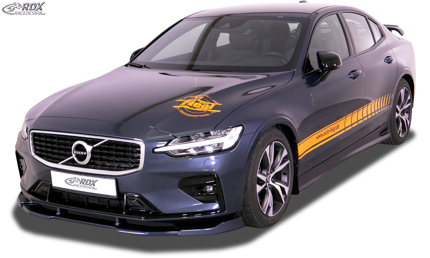 RDX VARIO-X front splitter – Volvo S60/V60 R-Design 2018–