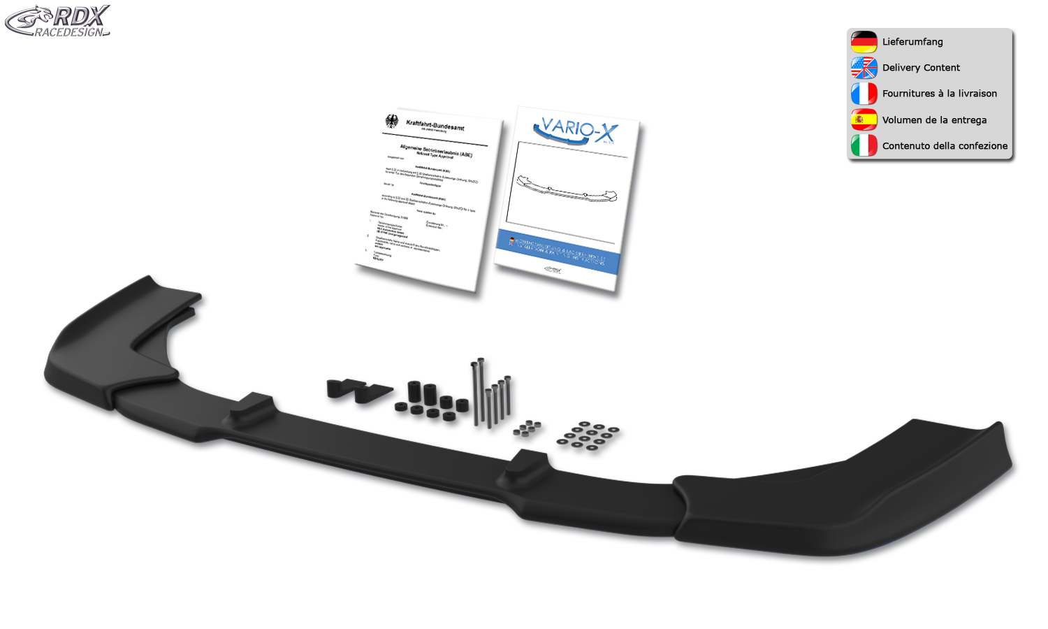 RDX VARIO-X esispoiler – Renault Megane 1 Phase 2 1999–2003