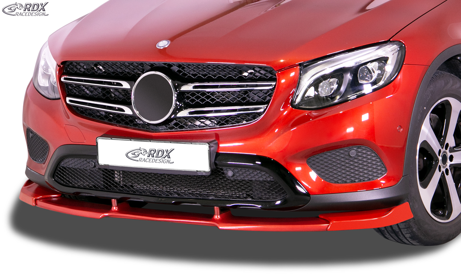 Передний сплиттер RDX VARIO-X – Mercedes-Benz GLC X253 и GLC купе C253 (204X | 2015–2019)