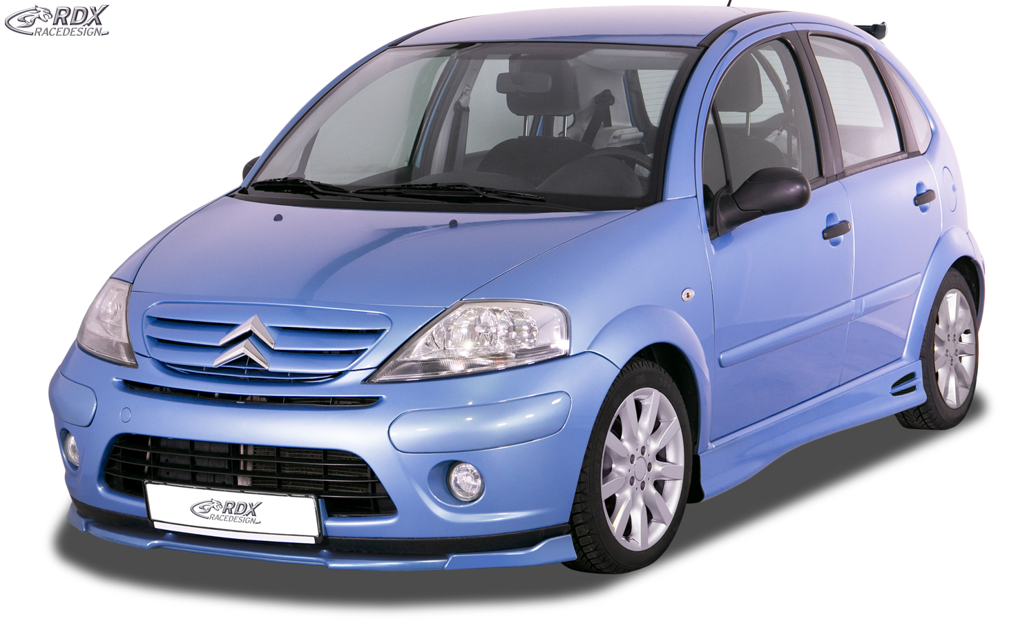 RDX VARIO-X front splitter – Citroën C3 2005–2009