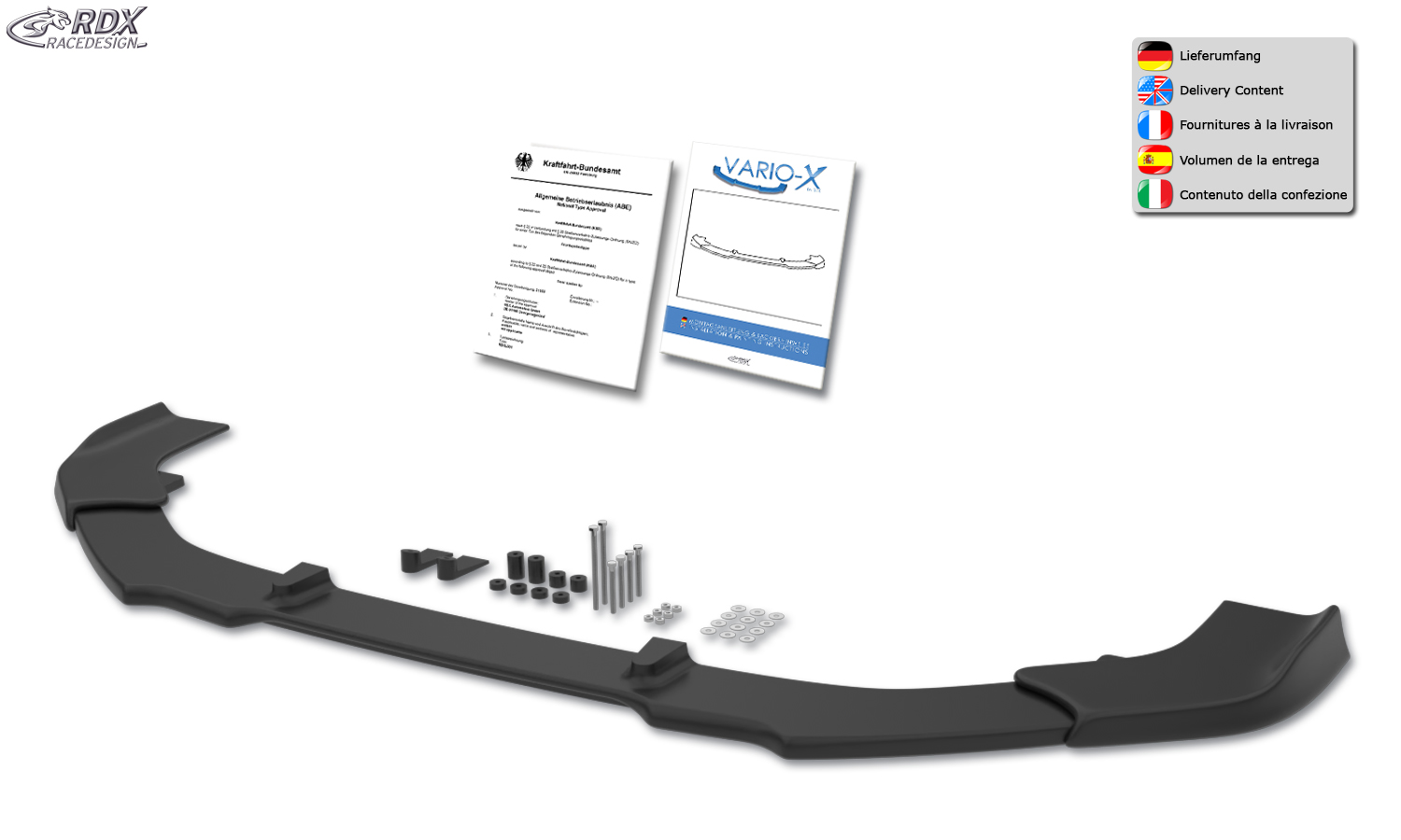 RDX VARIO-X esispoiler – Ford Focus 4