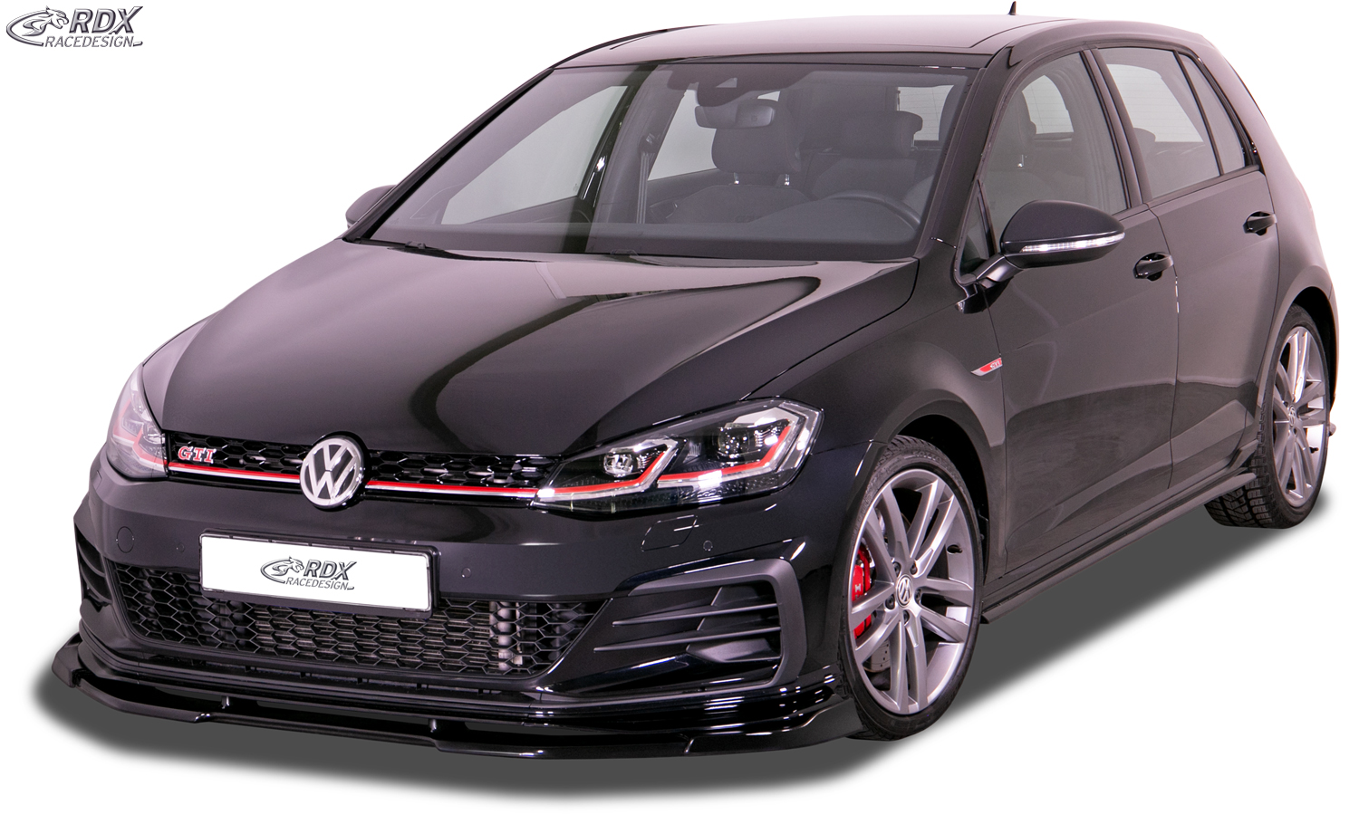 RDX VARIO-X front splitter – Volkswagen Golf 7 GTI TCR facelift 2017–
