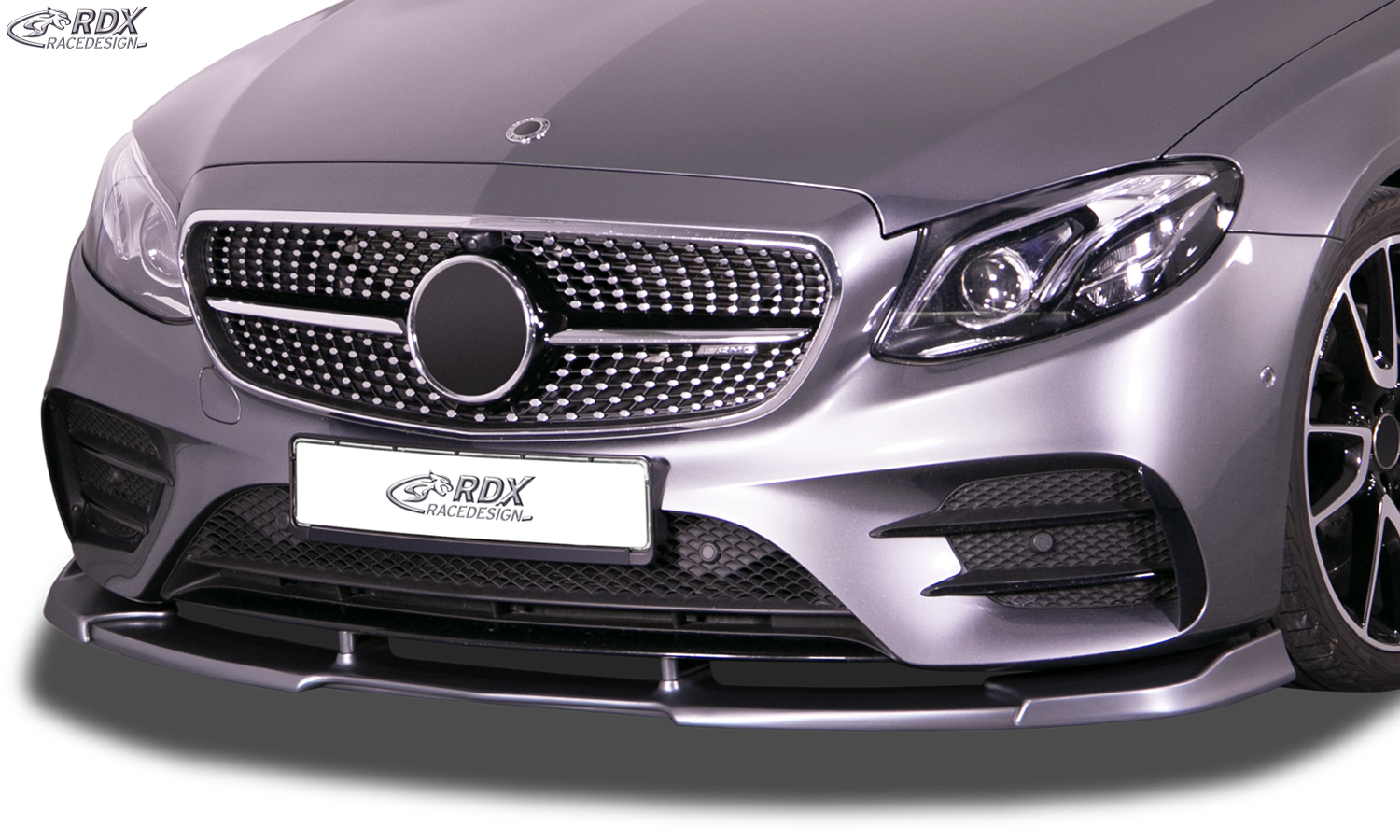 RDX disain 2 VARIO-X esispoiler – Mercedes-Benz E-Class AMG-Line ja E43 AMG W213/S213 (2016–2020)