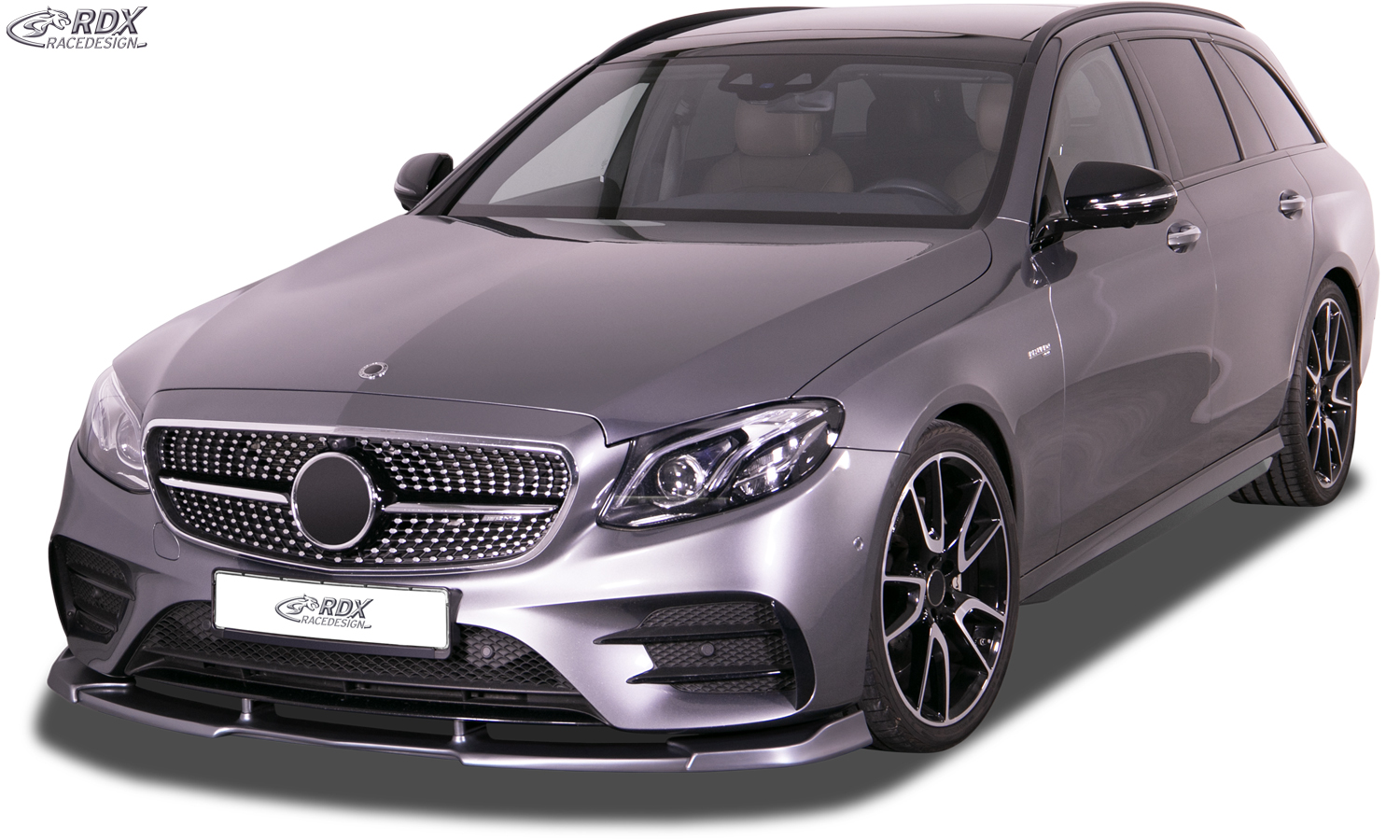 Передний сплиттер RDX VARIO-X дизайн 2 – Mercedes-Benz E-Class AMG-Line и E43 AMG W213/S213 (2016–2020)