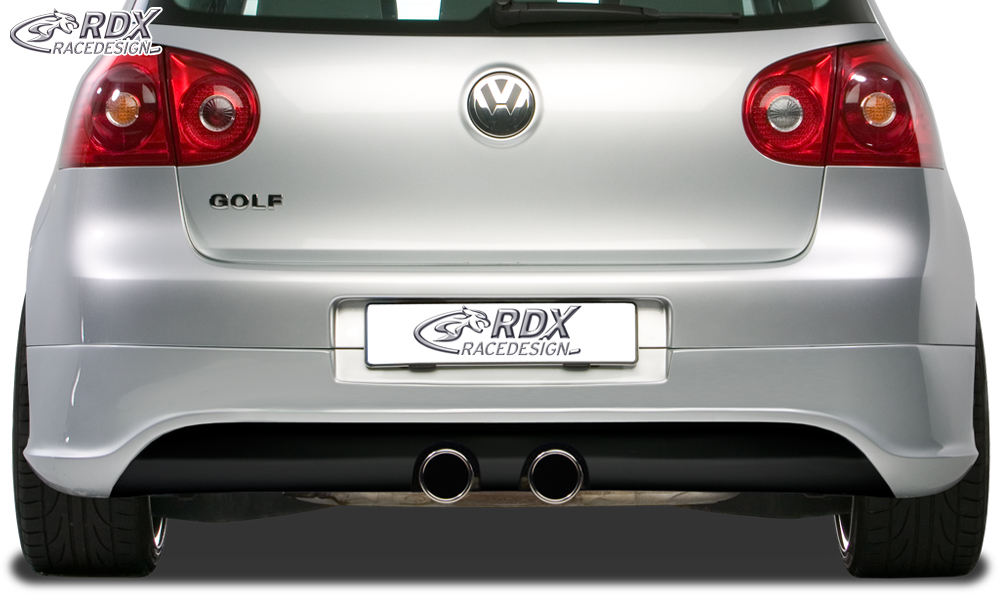 RDX R32 clean rear diffuser – Volkswagen Golf 5 (cut-out for the R32 exhaust)