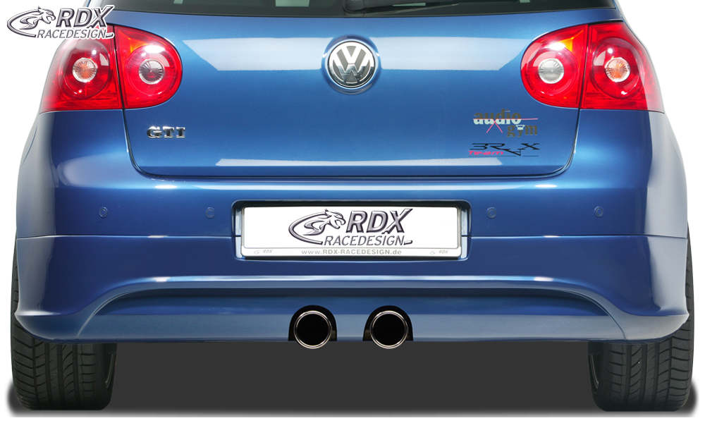 RDX R32 clean rear diffuser – Volkswagen Golf 5 (cut-out for the R32 exhaust)