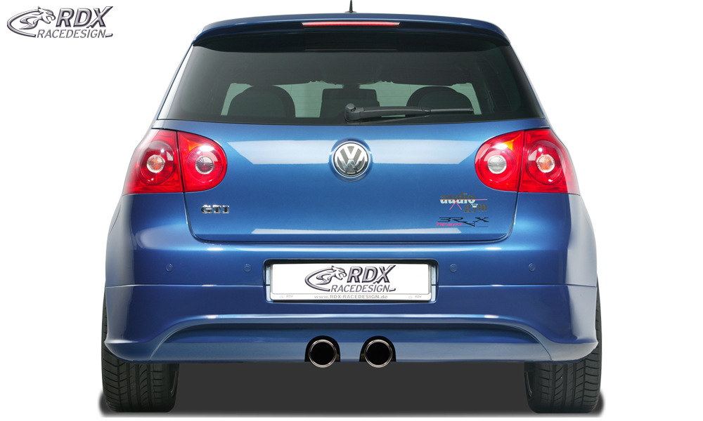RDX R32 clean rear diffuser – Volkswagen Golf 5 (cut-out for the R32 exhaust)