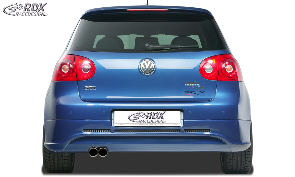 RDX GTI/R-Five rear diffuser – Volkswagen Golf 5 (exhaust cut-out left)