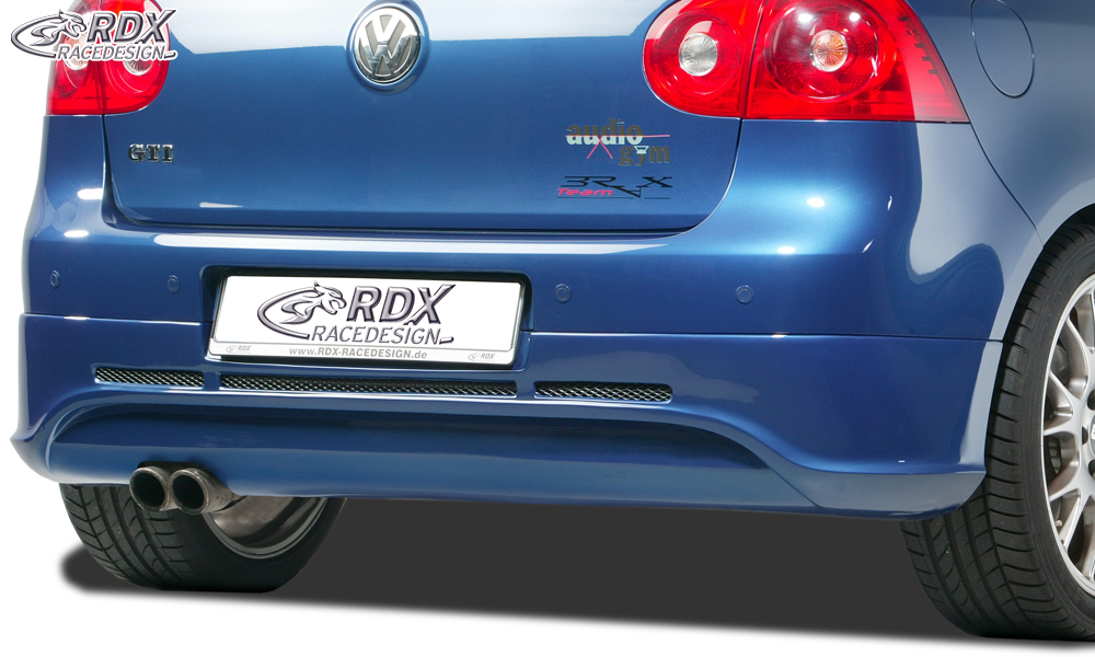 RDX GTI/R-Five rear diffuser – Volkswagen Golf 5 (exhaust cut-out left)