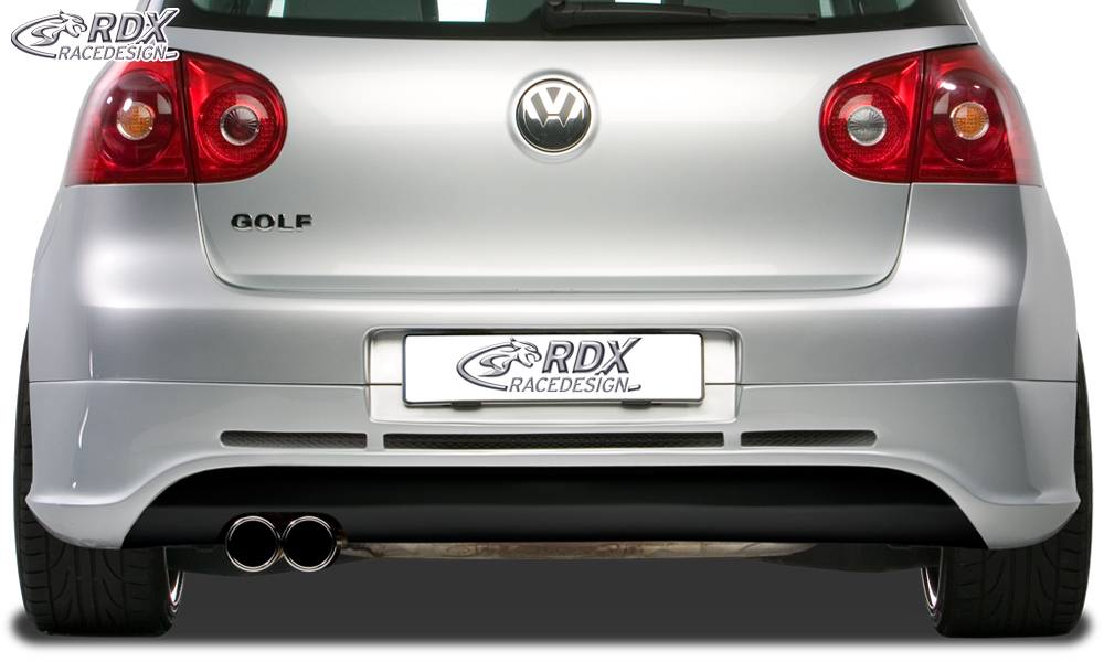 RDX GTI/R-Five rear diffuser – Volkswagen Golf 5 (exhaust cut-out left)