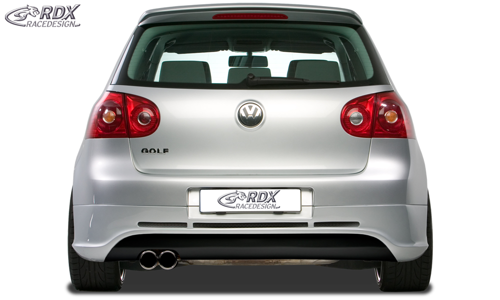 RDX GTI/R-Five rear diffuser – Volkswagen Golf 5 (exhaust cut-out left)