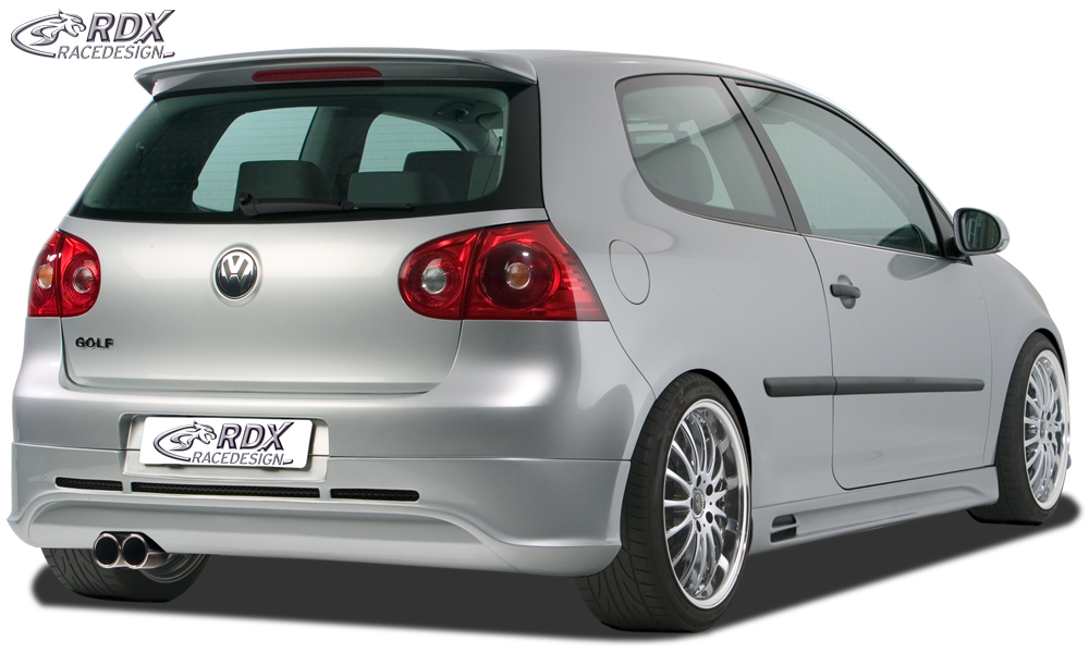 RDX GTI/R-Five rear diffuser – Volkswagen Golf 5 (exhaust cut-out left)