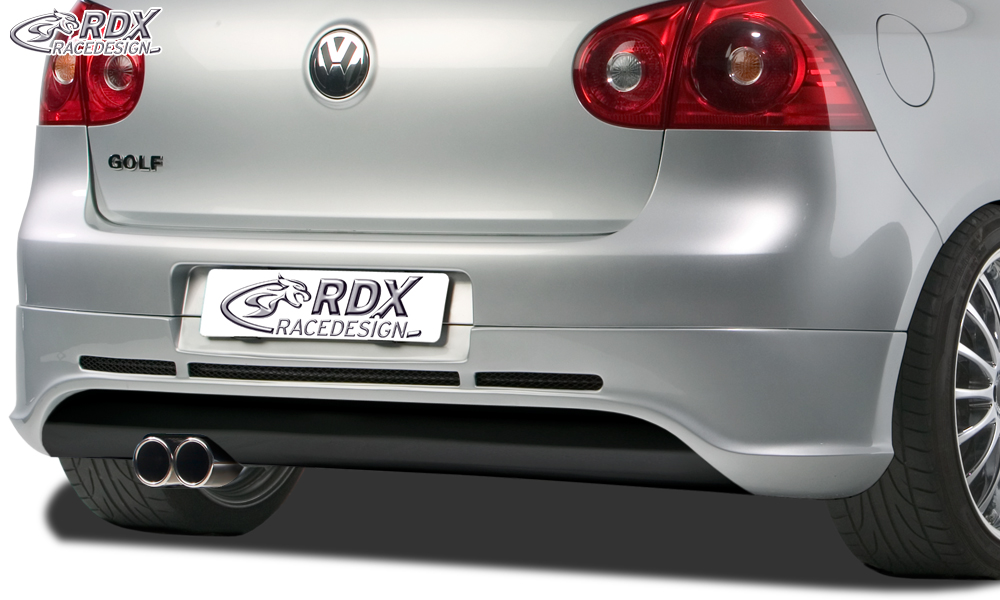 RDX GTI/R-Five rear diffuser – Volkswagen Golf 5 (exhaust cut-out left)