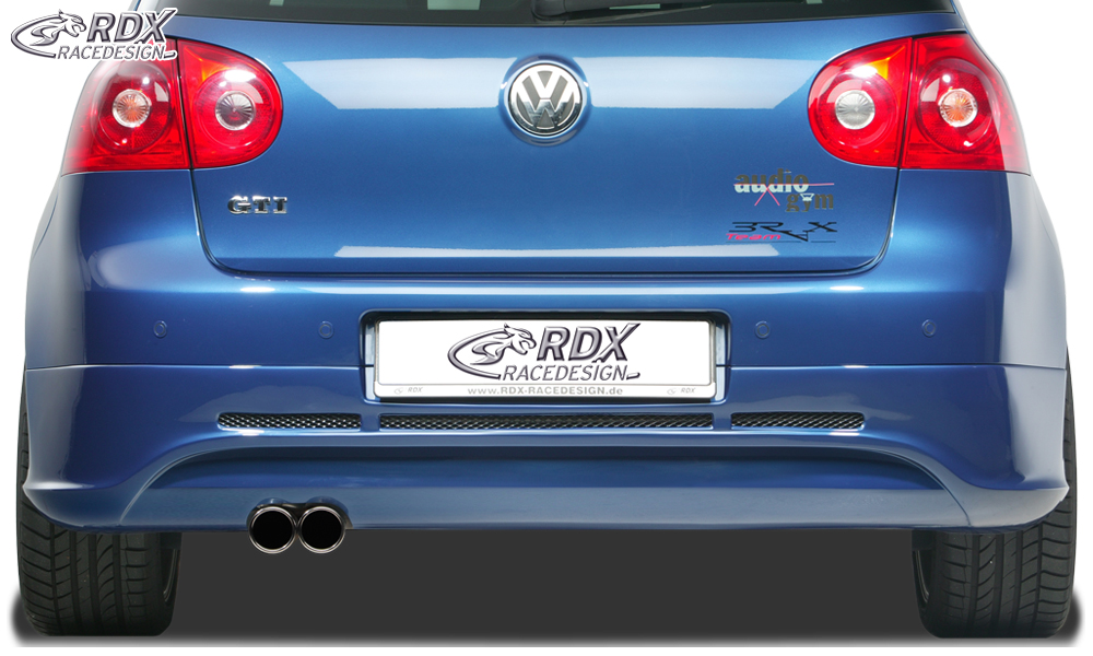 RDX GTI/R-Five rear diffuser – Volkswagen Golf 5 (exhaust cut-out left)
