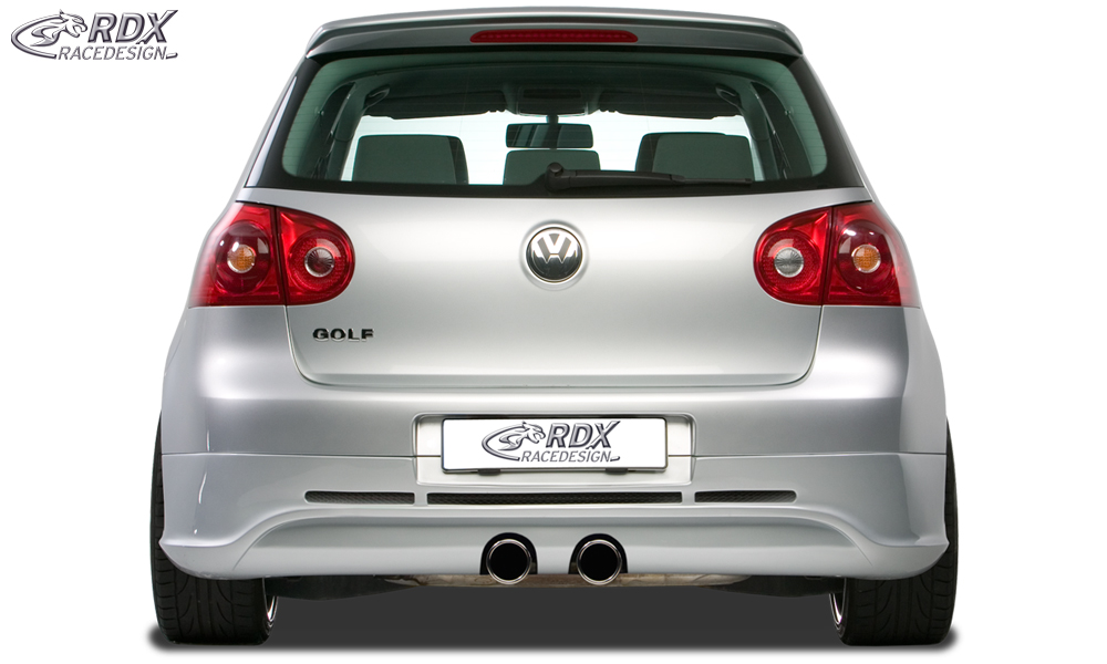 RDX GTI/R-Five rear diffuser – Volkswagen Golf 5 (cut-out for the R32 exhaust)