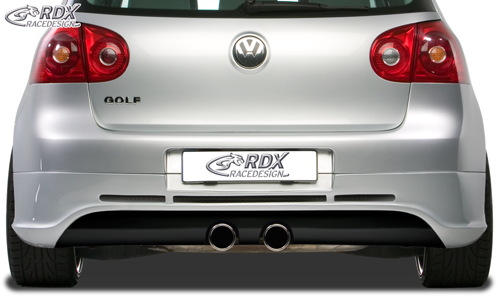 RDX GTI/R-Five rear diffuser – Volkswagen Golf 5 (cut-out for the R32 exhaust)