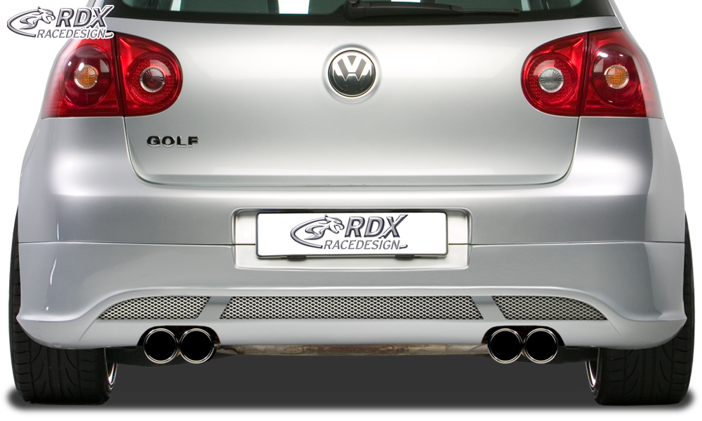 RDX V2 rear diffuser – Volkswagen Golf 5 (exhaust cut-outs left and right)