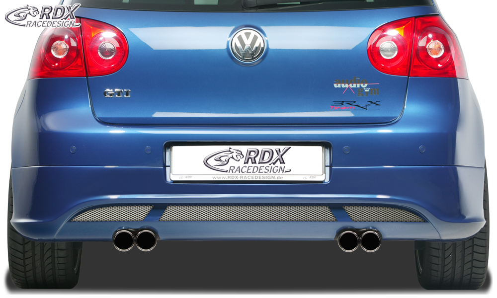 RDX V2 rear diffuser – Volkswagen Golf 5 (exhaust cut-outs left and right)