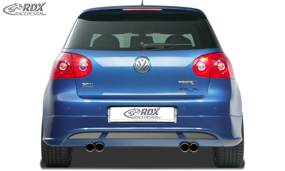 RDX V2 rear diffuser – Volkswagen Golf 5 (exhaust cut-outs left and right)